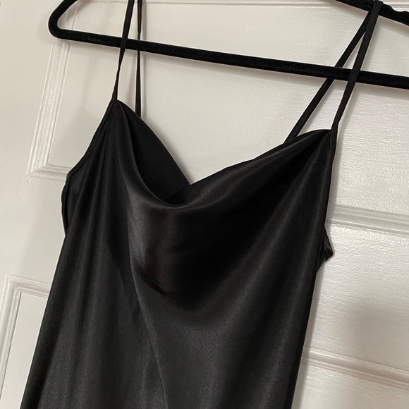 BEBE black slip dress - Picture 2 of 3